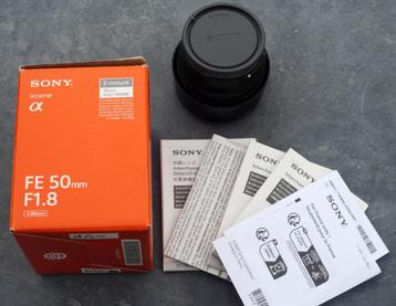 SONY FE 50mm F1.8 in heel goede staat beschikbaar voor biedingen