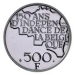 2 munten van 500 FB voor 150e verjaardag van de onafhankelij, Postzegels en Munten, Munten | België, Ophalen, Losse munt