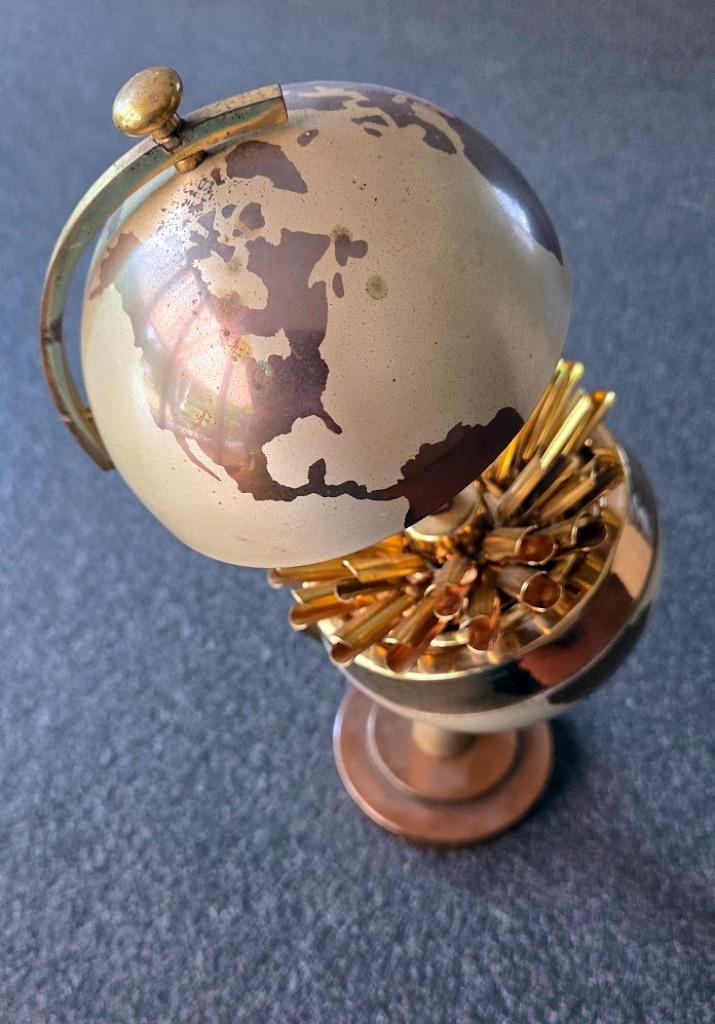 Art Deco Sigarettendispenser, Antiek en Kunst, Antiek | Brons en Koper, Brons, Ophalen of Verzenden