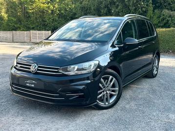 Volkswagen Touran Rline 2.0TDI - 150CV / DSG 2021 TVA RECUP, Autos, Entreprise, Carnet d'entretien, Alcantara, Noir