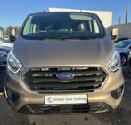 Ford Transit Custom 2.0 EcoBlue 130CH 1ÈRE MAIN BOITE AUTO, Auto's, Automaat, Stof, Zwart, Beige