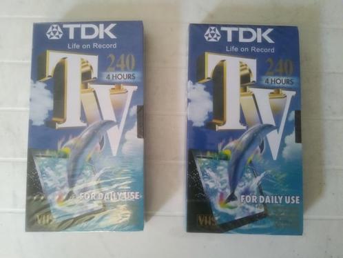 Nieuwe TDK VHS video cassette 240 min of 4h, Audio, Tv en Foto, Videospelers, Nieuw, VHS-speler of -recorder, Verzenden