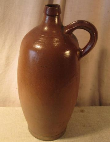 Mooi antieke bruine Kruik in aardewerk - 38cm beschikbaar voor biedingen
