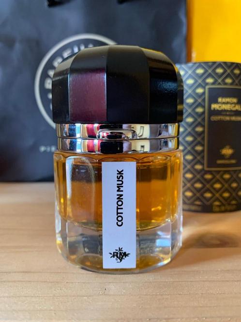 Ramon Monegal Cotton Musk 1ere Version 50ml Eau de Parfum, Handtassen en Accessoires, Uiterlijk | Parfum, Zo goed als nieuw, Verzenden
