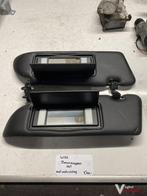 Mercedes W126 zonnekleppen set zwart met verlichting, Gebruikt, -, -, Ophalen of Verzenden