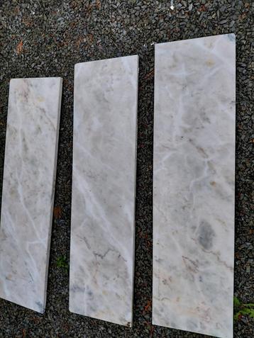 Venster tabletten in marmer, Enlèvement, Utilisé, Blanc
