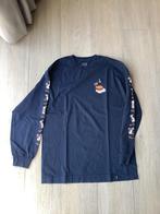 T shirt lange mouw HUF maat L, Maat 52/54 (L), Blauw, Ophalen of Verzenden, Zo goed als nieuw