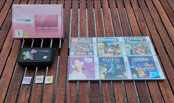 Roze Nintendo 3Ds Met Spelletjes  beschikbaar voor biedingen