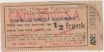 Oorlog Bon  Dendermonde 1/2 Frank 1916, Postzegels en Munten, Bankbiljetten | België, Los biljet, Verzenden