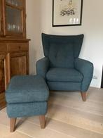 Fauteuil en poef, Maison & Meubles, Enlèvement, Comme neuf