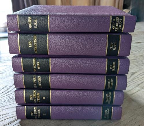 Lot 6 Livres vintage Collection Erotica Water Beckers 1972, Boeken, Romans, Zo goed als nieuw, België, Ophalen of Verzenden