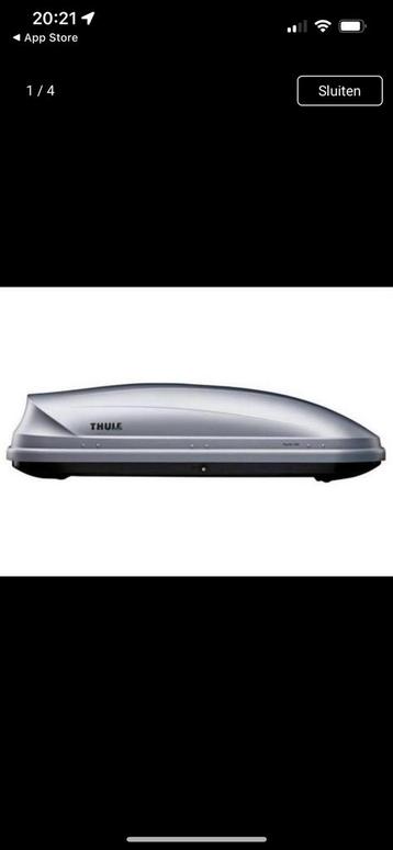Dakkoffer Thule Pacific 200 te huur. Vanaf 5 eur/dag, Autos : Divers, Coffres de toit, Enlèvement ou Envoi, Utilisé