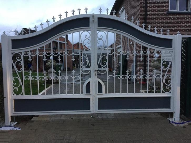 tuinpoorten /tuinpoort de lux  verschillende modellen, Tuin en Terras, Tuinpoorten, Nieuw, Draaipoort, IJzer, 200 cm of meer, 200 cm of meer