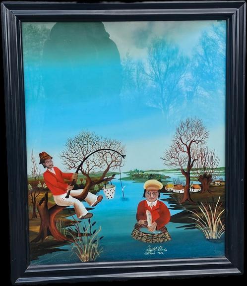 Zvonko Sigetische schilderkunst, naïeve schilderkunst, Antiek en Kunst, Kunst | Schilderijen | Modern, Ophalen