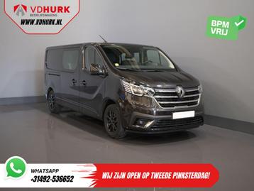 Renault Trafic 2.0 dCi 150 pk Aut. L2 DC Dubbel Cabine BPM V, Auto's, Automaat, Renault, Zwart, Parkeersensor