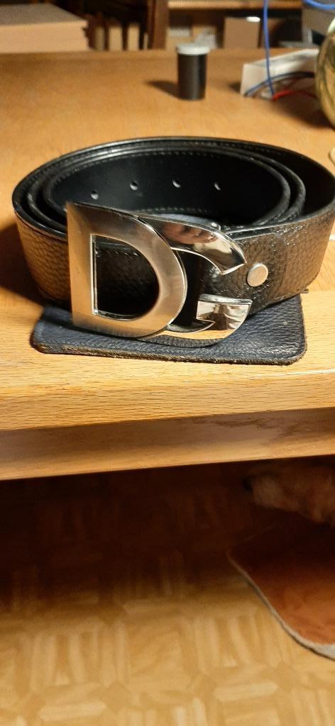 Ceinture cuir noire  Dolce & Gabana neuve, Kleding | Dames, Riemen en Ceinturen, Nieuw, Heupriem, 100 cm of meer, Zwart, Echt leder