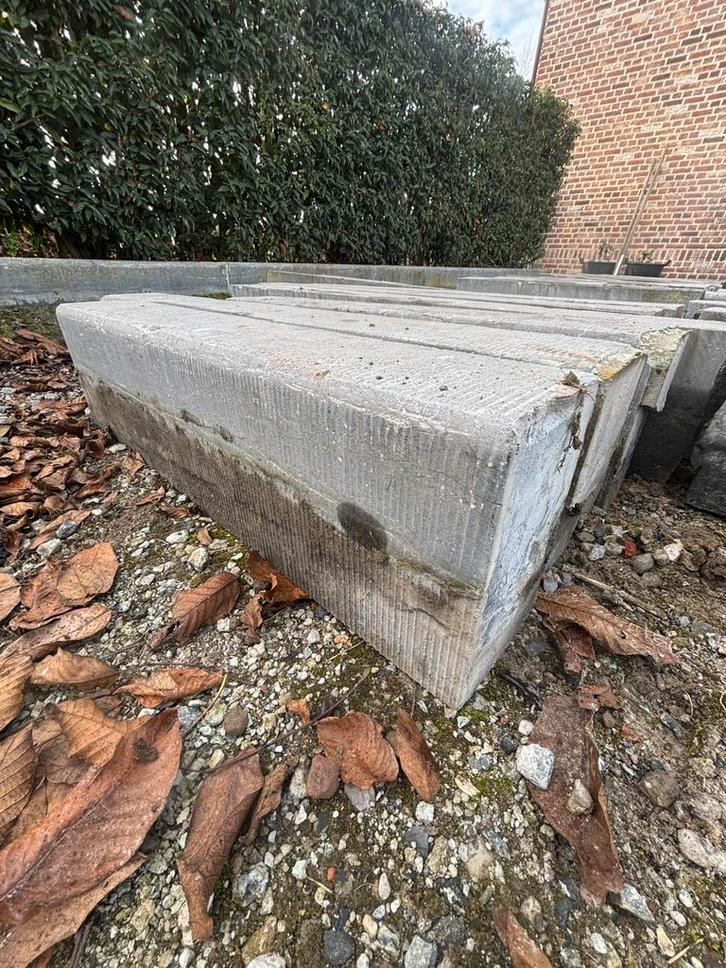Oude arduinen straat borduren, Tuin en Terras, Bielzen en Borduren, Zo goed als nieuw, Natuursteen, 25 tot 50 cm, Ophalen