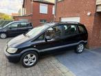 Opel Zafira 1.6 benzine 2004 140.000km met airco en keuring, Voorwielaandrijving, 4 deurs, Zwart, Zwart