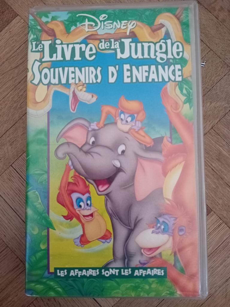 Cassette vhs le livre de la jungle, CD & DVD, Enlèvement ou Envoi