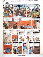 Les 4 AS ❖ Poster ❖ Craenhals ~ Format: 70cm x 50 cm, Ophalen of Verzenden, Overige figuren, Zo goed als nieuw, Plaatje, Poster of Sticker