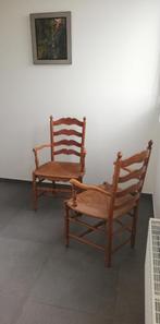 paire de fauteuils avec assise en osier, Antiquités & Art, Enlèvement