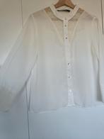 Zara - Witte blouse met kant, Maat 38/40 (M), Ophalen of Verzenden, Zo goed als nieuw, Wit