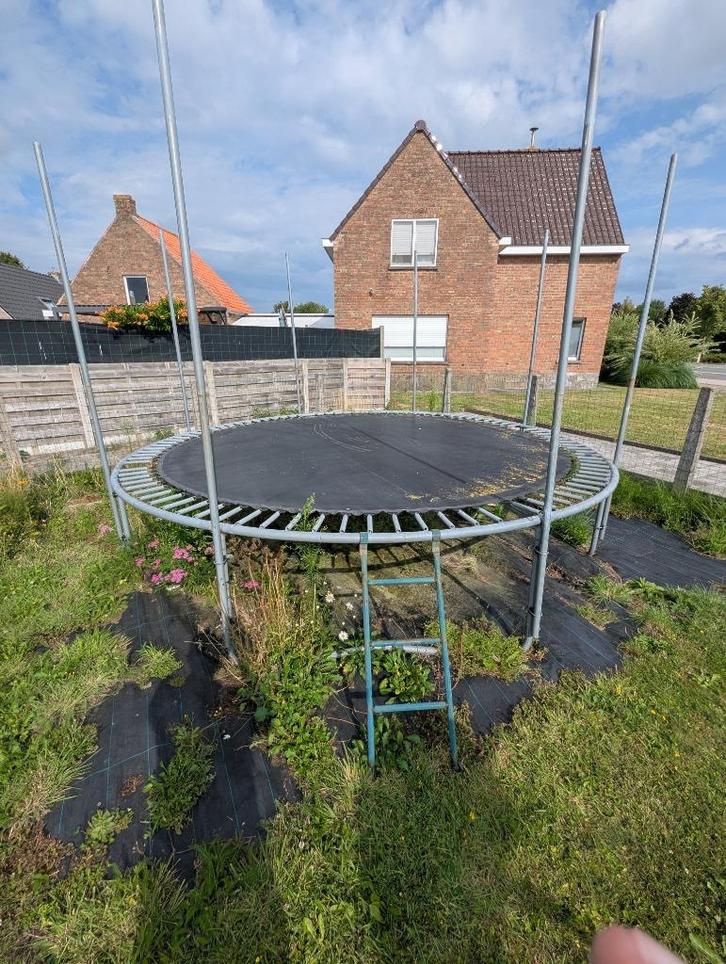 Trampoline Avyna Pro-line diameter 430 cm + veiligheidsnet, Kinderen en Baby's, Speelgoed | Buiten | Trampolines, Gebruikt, Ophalen