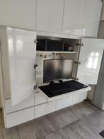Witte kolomkast - als nieuw!, Huis en Inrichting, Kasten | Computermeubels, Ophalen, Overige materialen, Modern, 170 cm of meer
