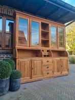 Teak buffetkast/vitrinekast GRATIS LEVERING, Huis en Inrichting, Kasten | Buffetkasten, Ophalen of Verzenden, Zo goed als nieuw
