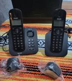 4 portables fixes Philips, Télécoms, Téléphones fixes | Combinés & sans fil, Enlèvement, Utilisé