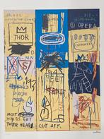 Jean Michel Basquiat : lithographie 50 par 70 cm encadree, Enlèvement ou Envoi