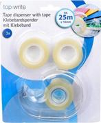 5x plakbandhouder met 3 rollen, Ophalen of Verzenden, Nieuw