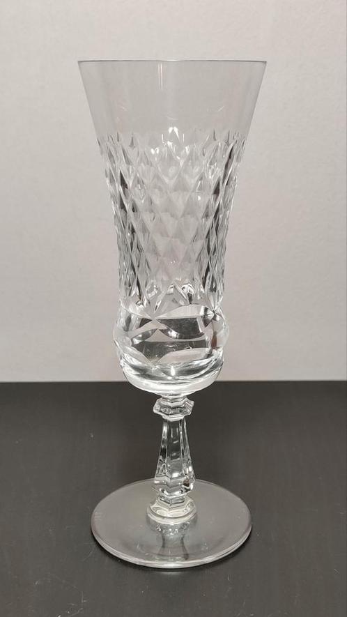 Champagneglas Val Saint Lambert, Antiquités & Art, Antiquités | Verre & Cristal, Enlèvement ou Envoi