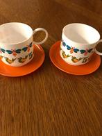 Vintage oranje speelgoed koffiesetje, Antiek en Kunst, Ophalen of Verzenden