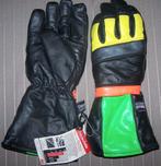 Paar lange, zwart lederen motorhandschoenen, Enlèvement ou Envoi, Thunsilate, Neuf, avec ticket, Hommes