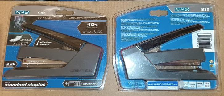 Lotje Rapid S30 Supreme Press Less nietmachine - Black, Diversen, Schoolbenodigdheden, Nieuw, Ophalen