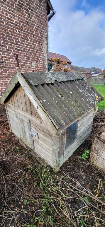 Honden/kippen hok, Ophalen, Gebruikt