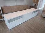 Meuble TV Besta blanc, Moins de 100 cm, 150 à 200 cm, Enlèvement, Utilisé