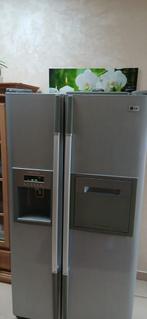 Frigo américain LG, Ophalen, Gebruikt, 200 liter of meer, 60 cm of meer
