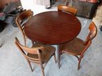 cafetafel met stoelen, Ophalen, Gebruikt