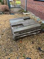 Borduur 20x100x6 (gebruikt), Jardin & Terrasse, Pavé & Dalles, Enlèvement, Utilisé, Béton
