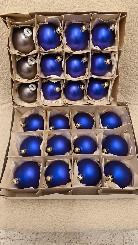 Glazen kerstballen jaren '90, Diversen, Kerst, Ophalen