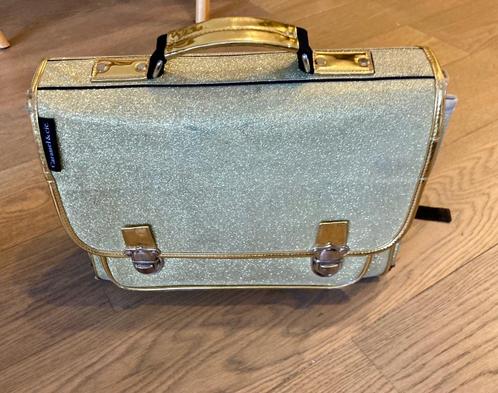 Boekentas schooltas (lagere school) - goud, Handtassen en Accessoires, Tassen | Schooltassen, Gebruikt, Aktetas of Boekentas, Ophalen of Verzenden