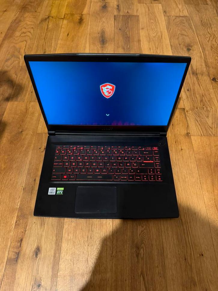 MSI GF65 Thin 10UE – i7-10750H /RTX 3060 /16Go RAM/512Go SSD, Computers en Software, Windows Laptops, Zo goed als nieuw, SSD, Gaming