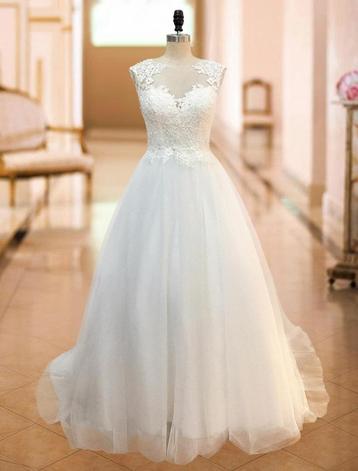 Nouvelle robe de mariée blanche Milanoo