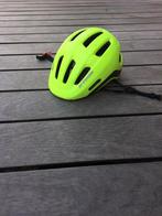 Fietshelm fluo geel 53-58cm, Ophalen, Gebruikt
