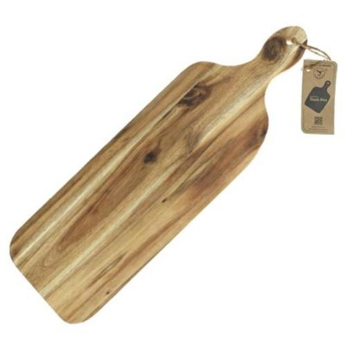 Serveerplank snijplank hapjesplank met handvat acacia hout, Maison & Meubles, Accessoires pour la Maison | Plateaux, Neuf, Bois