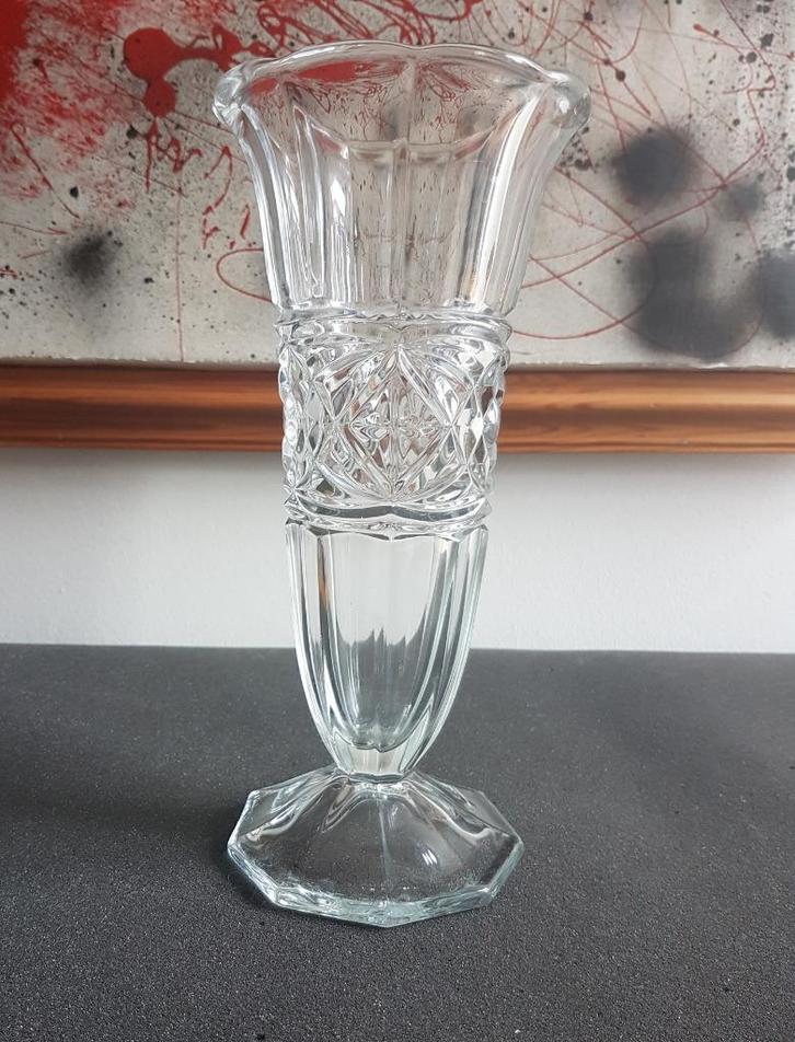 Art-Deco Vaas, LIBOCHOVICE, Model 1380, Feigl & Morawetz, Antiek en Kunst, Antiek | Glaswerk en Kristal, Ophalen of Verzenden