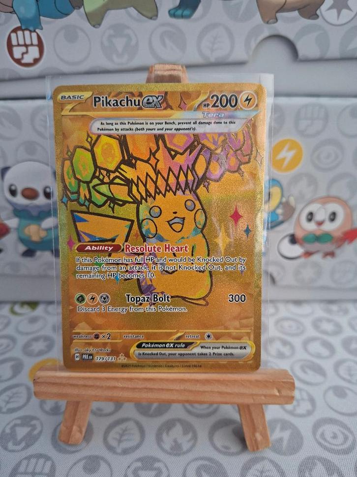 Pikachu Ex 179, Hobby en Vrije tijd, Verzamelkaartspellen | Pokémon, Nieuw, Losse kaart, Foil, Ophalen of Verzenden