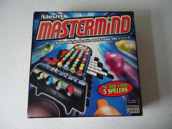 "Mastermind" van Parker Games en in goede staat !, Hobby en Vrije tijd, Gezelschapsspellen | Overige, Gebruikt, Een of twee spelers